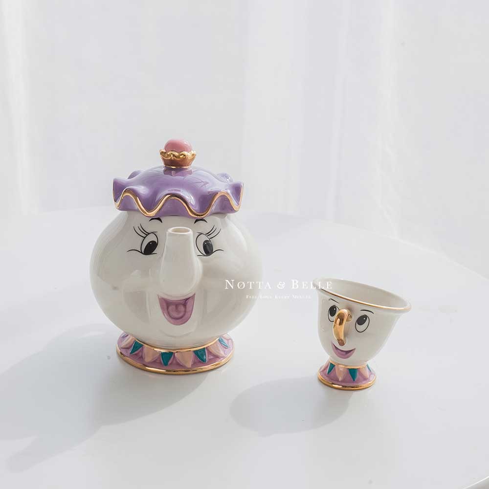 Disney belle sale tea set