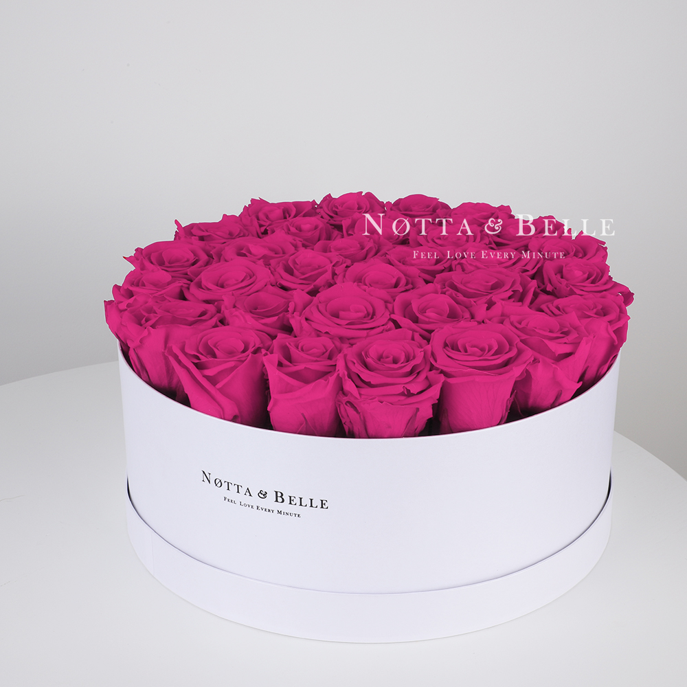 «Princess» aus 29 Rosen Farbe Fuchsia