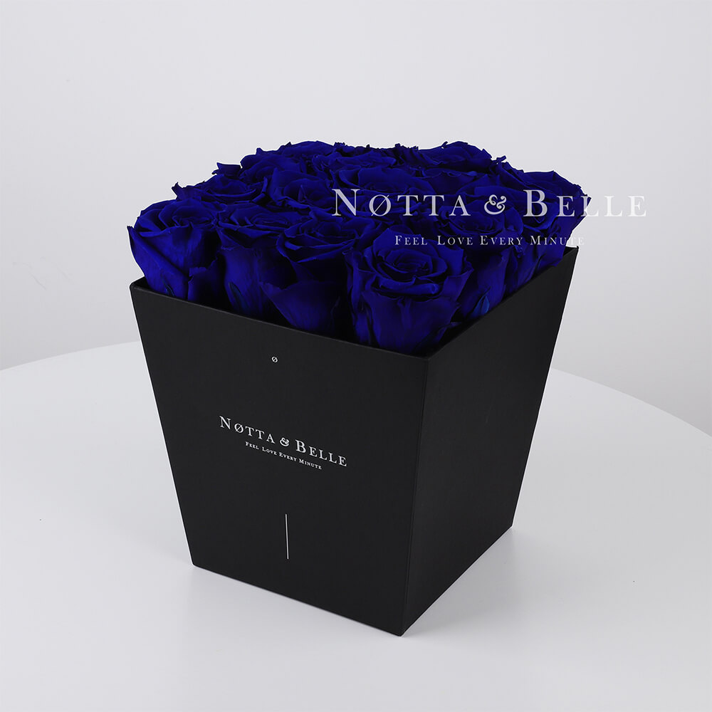 Blue bouquet «Forever» - 17 roses