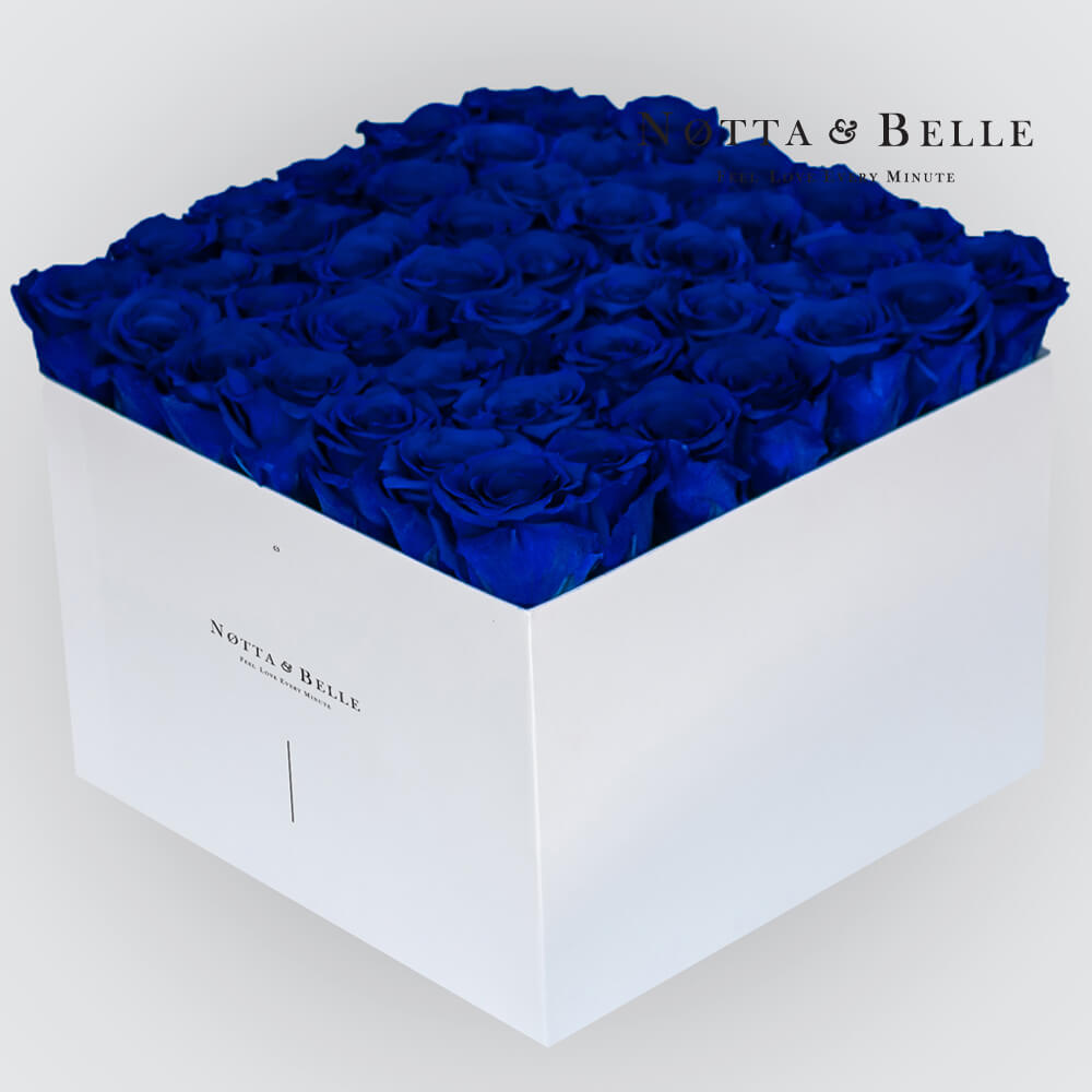 Blauwe boeket «Romantic» - 49 rozen