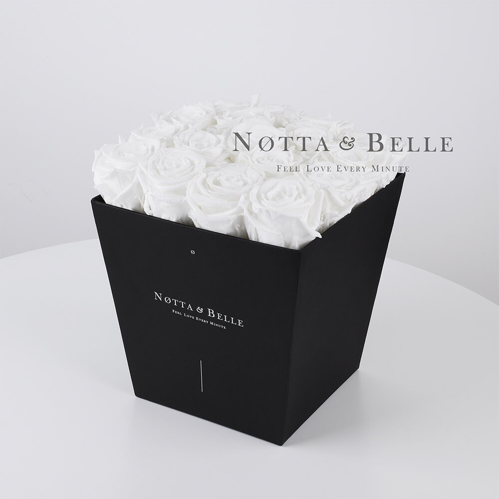 White bouquet «Forever» - 17 roses