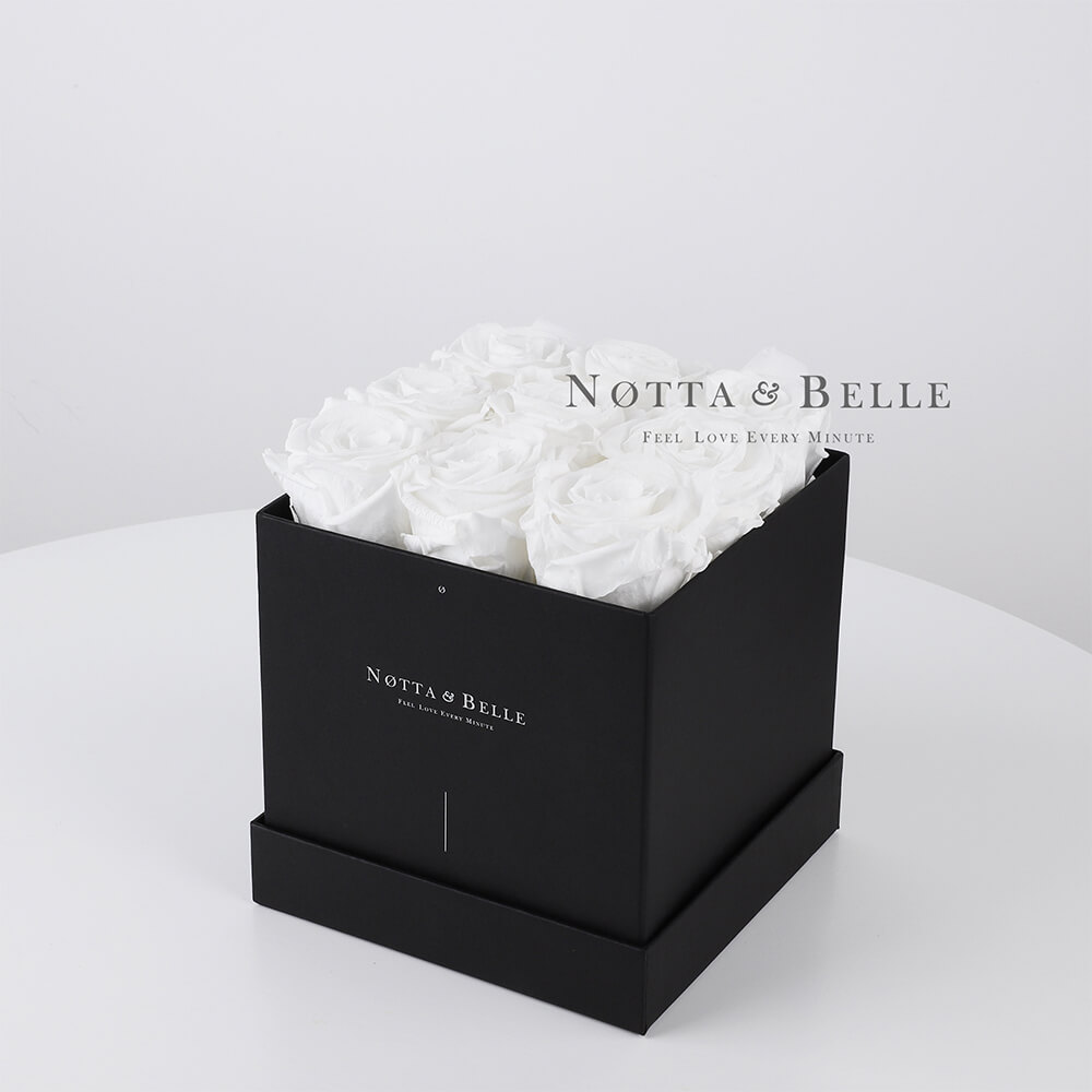 Bouquet blanche «Romantic» - 9 roses