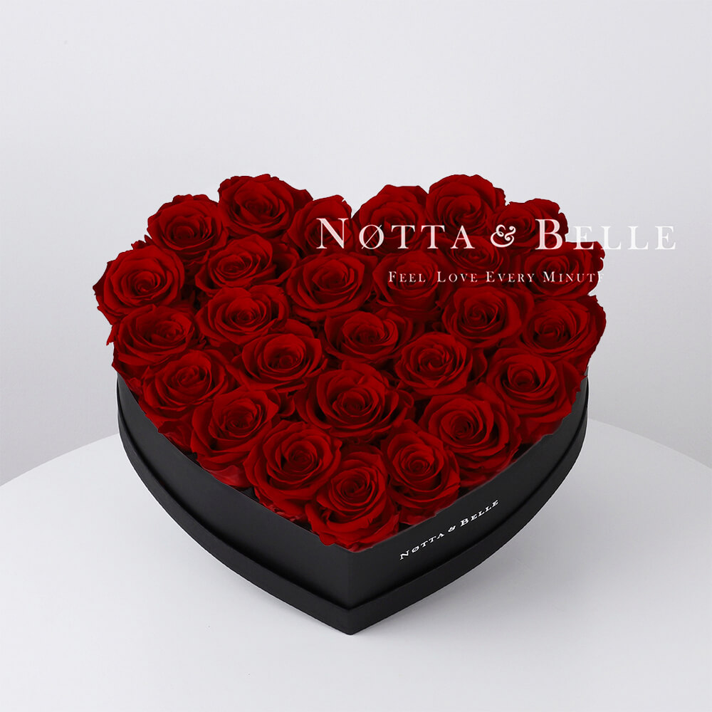 Burgundy bouquet «Love» - 27 roses 