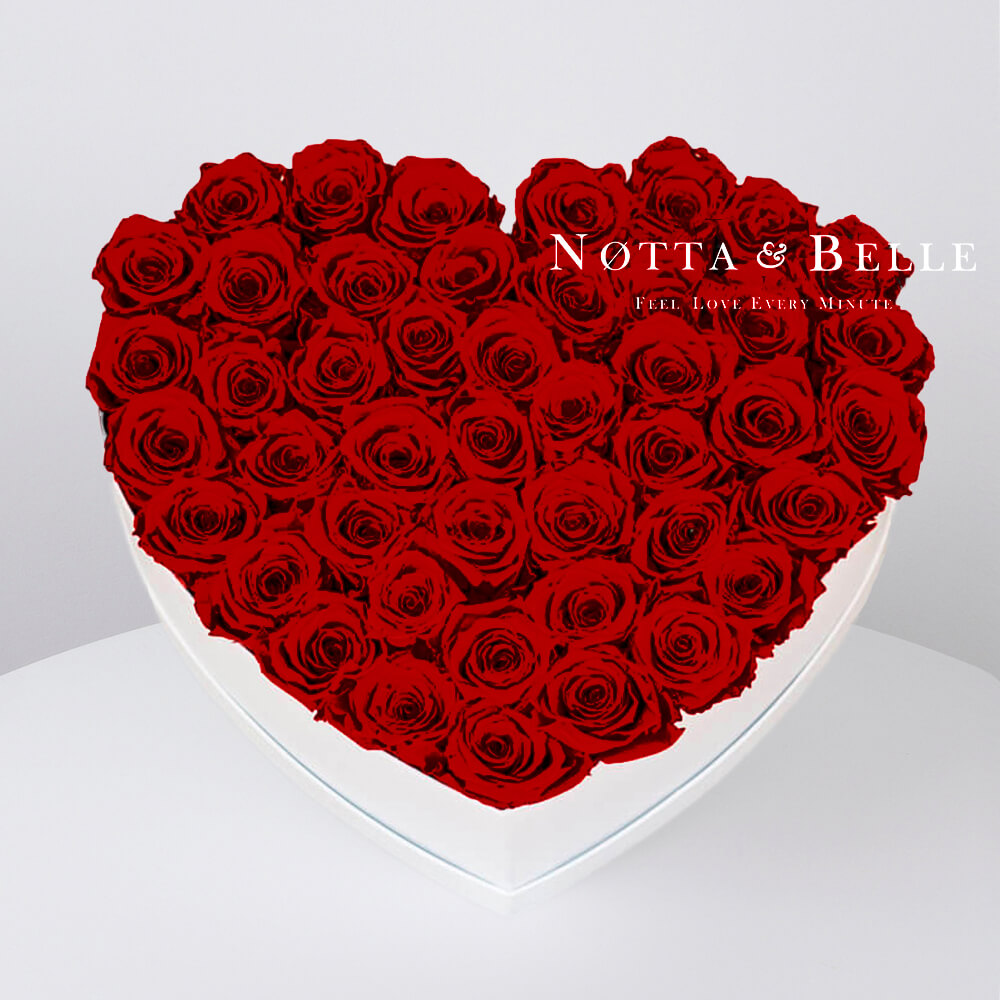 Bouquet satin lie de vin «Love» - 35 roses