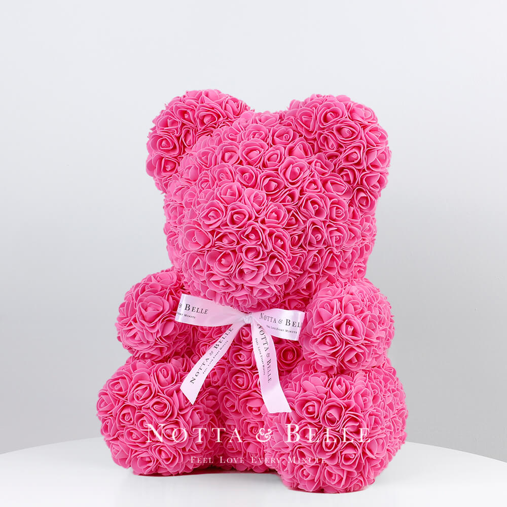 Pink Rose Bears - 14 in. (35cm)