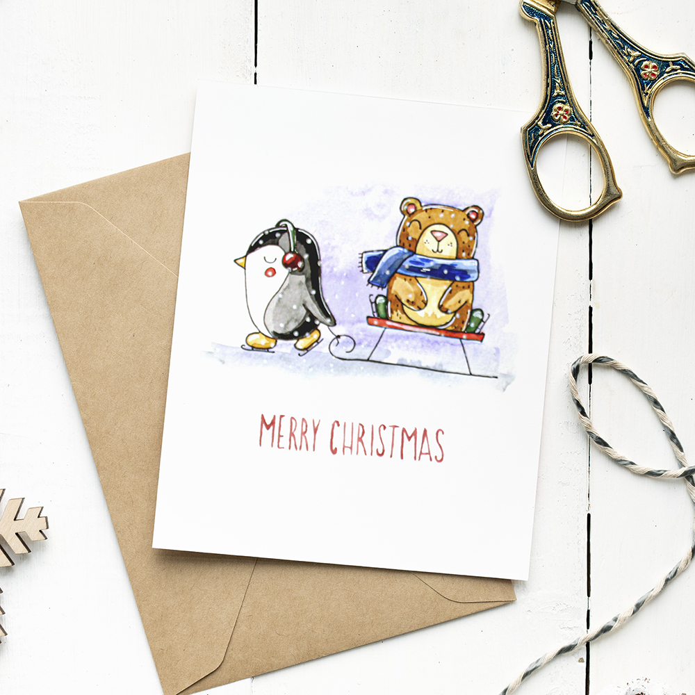 Christmas greeting card №5