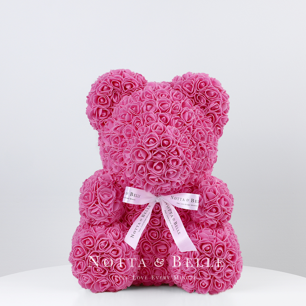 sufrir girasol Injusto Teddy Bear rosa hecho de rosadas 35cm – un España | Notta & Belle