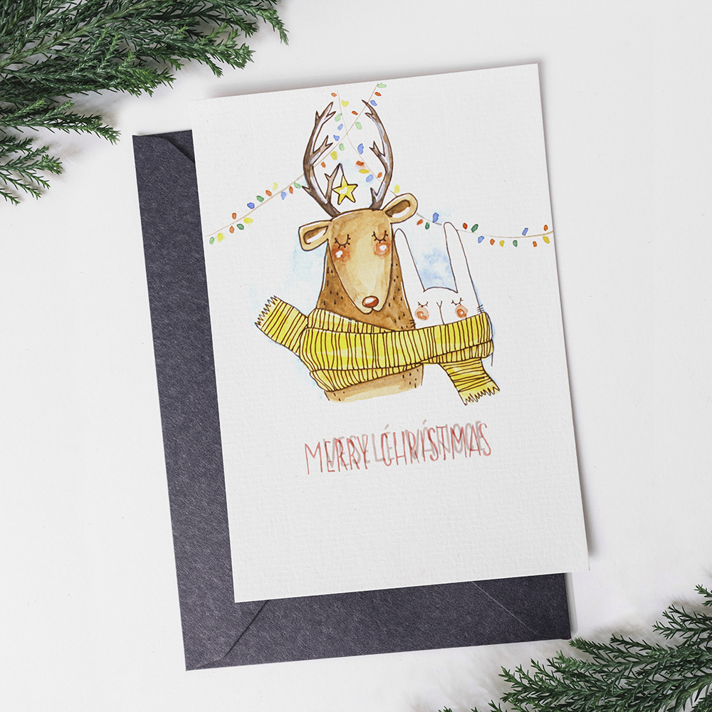 Christmas greeting card №4