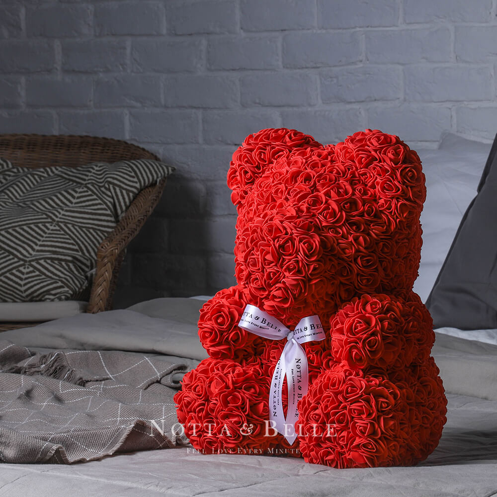 Rot Bären aus den Rosen - 35 сm