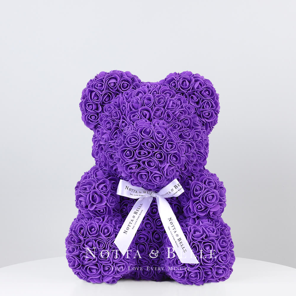 Violett Bären aus den Rosen - 35 сm