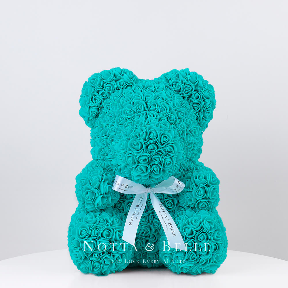 Ourson de roses Turquoise - 35 сm