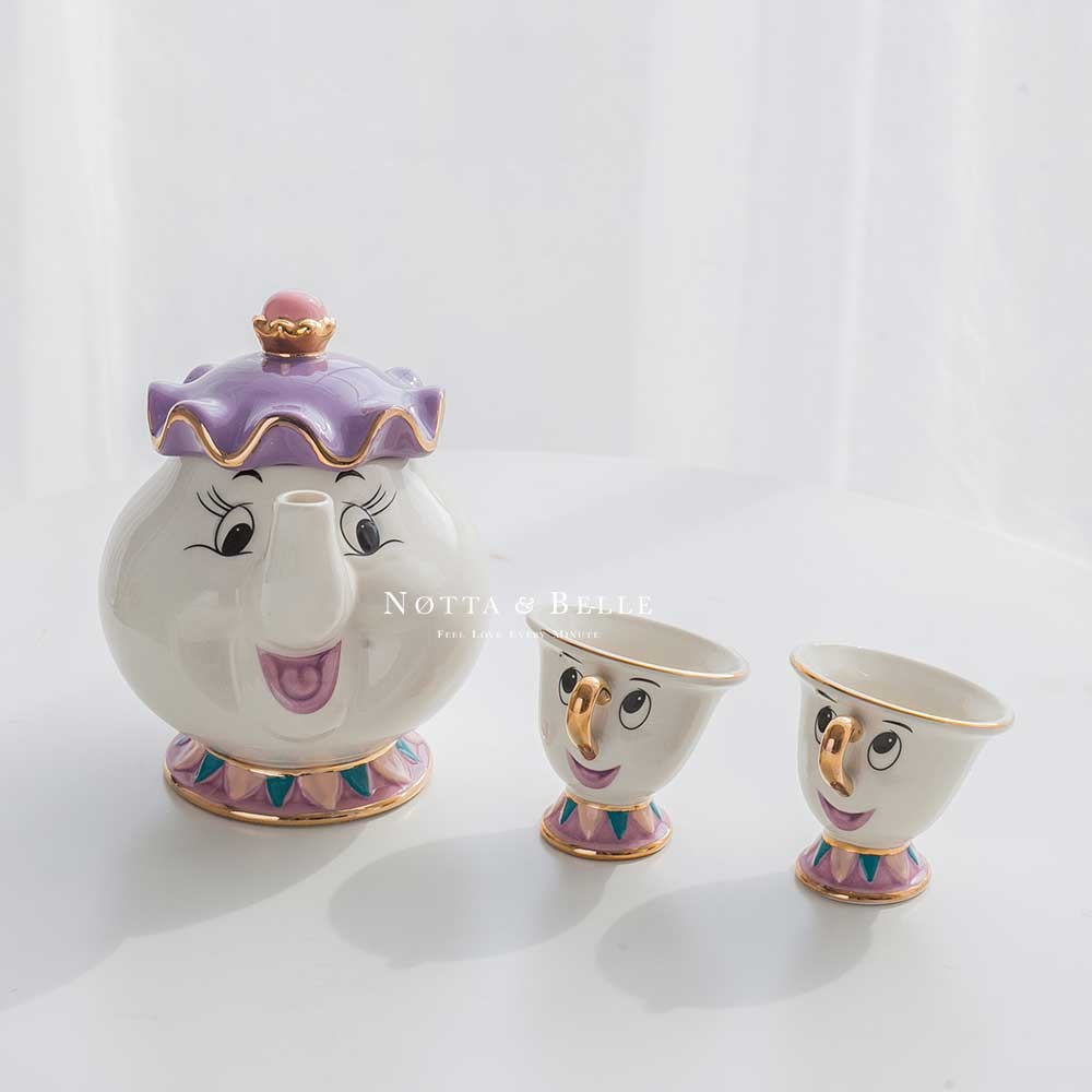 Чайный набор - «Красавица и чудовище» с 2 чашками